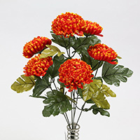 52cm Chrysanthemum Bush X 6